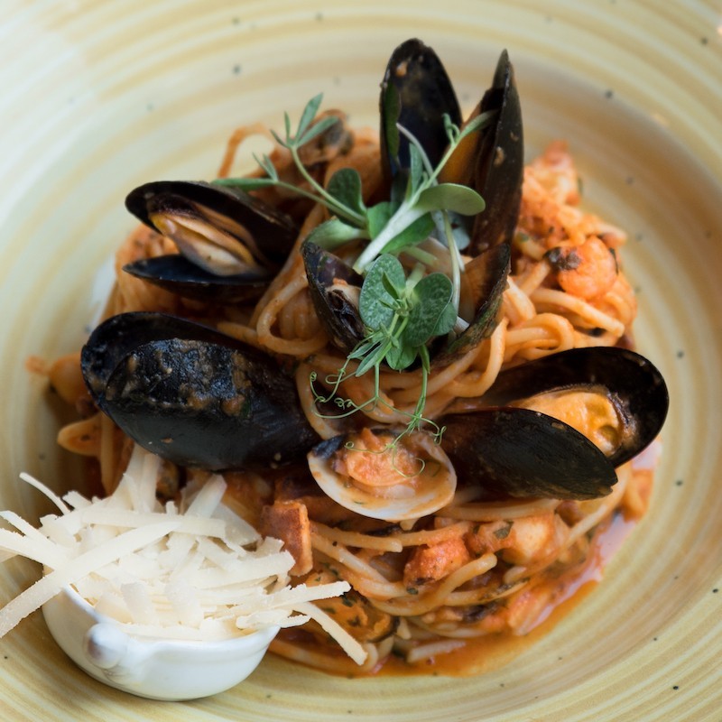 Paste cu fructe de mare...